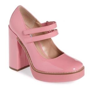 Steve Madden Mary Jane Pink Platform Pumps